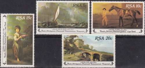 RSA 1980 NATIONAL ART GALLERY, CAPE TOWN FULL SET MNH (SACC 485-488)