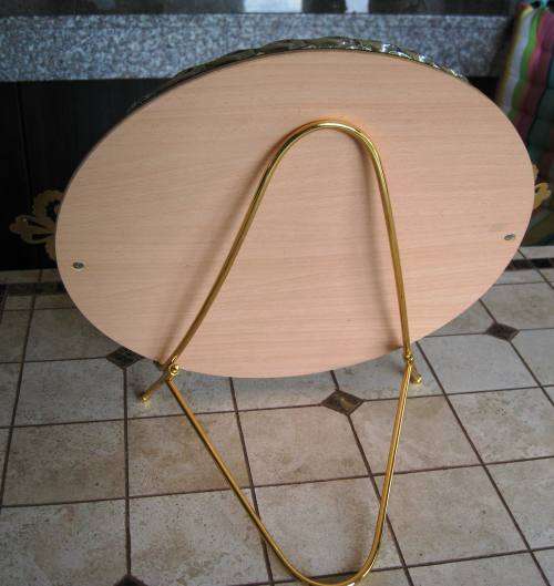 Beautifull MURANO Tea Tray with Display Stand - bought at the factory shop at Venice - 37cm diameter