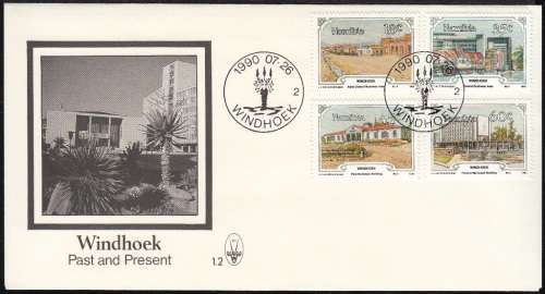 NAMIBIA FDC 1.2 1990: THE DEVELOPMENT OF WINDHOEK