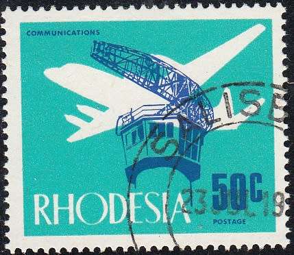 RHODESIA 1970: DECIMAL DEFINITIVE ISSUE 50c CTO (SACC212)