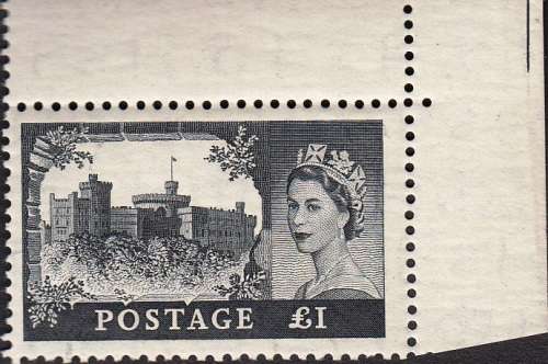 GB 1955: QEII £1 WINDSOR CASTLE MNH (RG 539)
