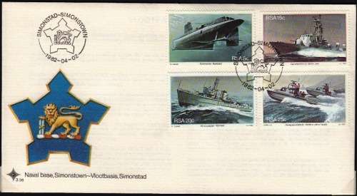 RSA 1982: OFFICIAL FDC 3.36  ANNIVERSARY OF SIMONSTOWN