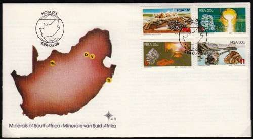 RSA 1984: OFFICIAL FDC 4.8 - STRATEGIC MINERALS