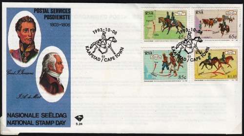 RSA 1993: OFFICIAL FDC 5.24 NATIONAL STAMP DAY