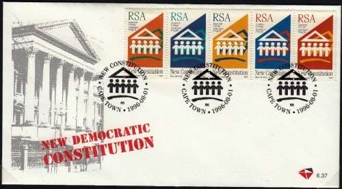 RSA 1996: OFFICIAL FDC 6.37 - NEW DEMOCRATIC CONSTITUTION
