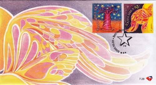 RSA 2001: OFFICIAL FDC 7.29 - CHRISTMAS