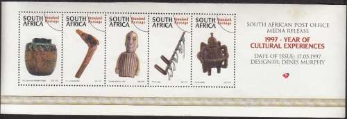 RSA 1997: YEAR OF CULTURAL EXPERIENCES MEDIA RELEASE (SACC 1025-1029)
