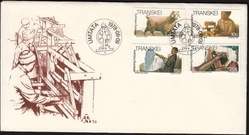 TRANSKEI 1978: FDC#1.9 - WEAVING INDUSTRY