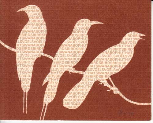 BOPHUTHATSWANA COLLECTORS SHEET 1.13a 1980: BIRDS