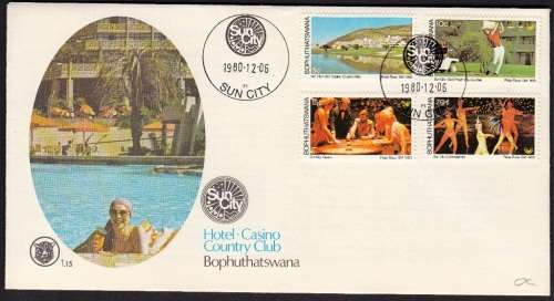 BOPHUTHATSWANA 1980: FDC 1.15  SUN CITY