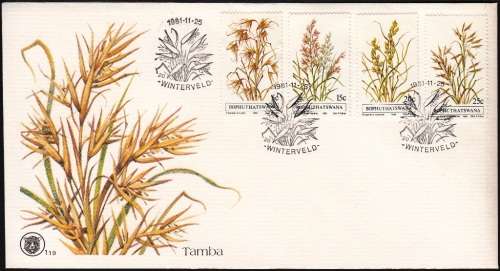 BOPHUTHATSWANA 1981: FDC 1.19 - INDIGENOUS GRASSES