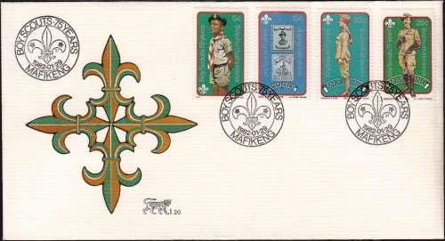BOPHUTHATSWANA 1982: FDC 1.20 - 75th ANNIVERSARY OF THE BOY SCOUTS MOVEMENT