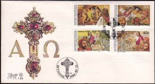 BOPHUTHATSWANA FDC 1.29 1984: EASTER STAMPS (4th SERIES)
