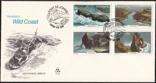 TRANSKEI 1980: FDC#1.20 - WILD COAST