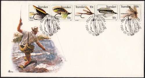 TRANSKEI 1981: FDC#1.21D - FISHING FLIES