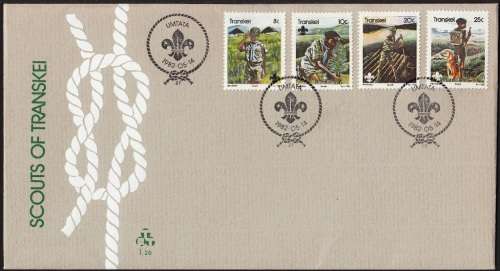 TRANSKEI 1982: FDC#1.26 - SCOUTS OF TRANSKEI