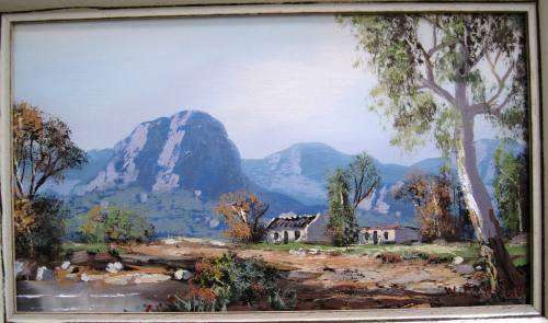 ORIGINAL OIL PAINTING BY ACCLAIMED ARTIST WP GROBLER