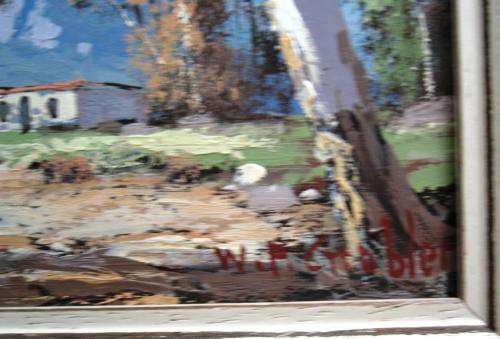 ORIGINAL OIL PAINTING BY ACCLAIMED ARTIST WP GROBLER