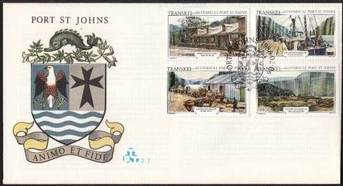 TRANSKEI 1986: OFFICIAL FDC 2.7 - PORT ST. JOHNS