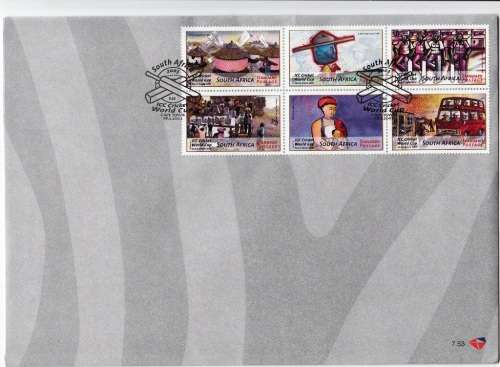 RSA 2003: OFFICIAL FDC 7.53 - ICC CRICKET WORLD CUP (A5 SIZE)