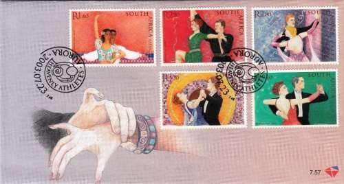 RSA 2003: OFFICIAL FDC 7.57 - BALLROOM DANCING