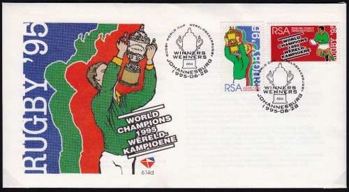 RSA 1995: OFFICIAL FDC 6.14d - WORLD CHAMPIONS