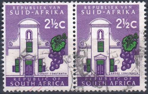 R S.A. 1961: DEFINITIVE ISSUE 2½c USED (SACC 201)