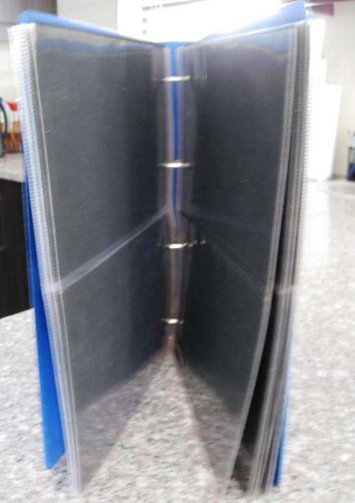 LARGE SIZE BLUE FDC ALBUM with SPACE FOR 40 REGULAR SIZE COVERS