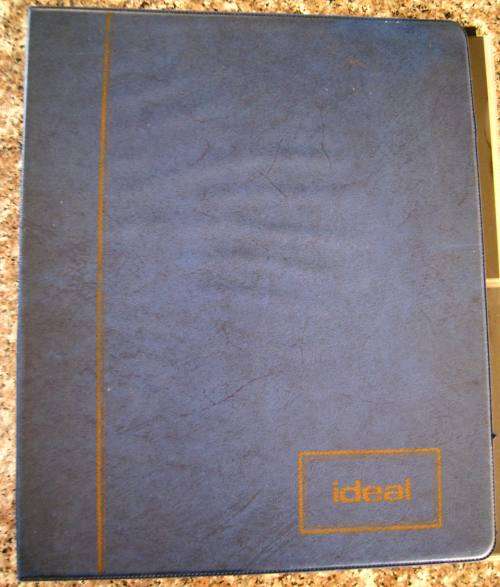 LARGE SIZE BLUE FDC ALBUM with SPACE FOR 40 REGULAR SIZE COVERS
