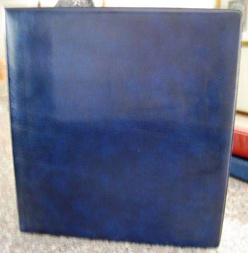 LARGE SIZE BLUE FDC ALBUM with SPACE FOR 60 REGULAR and 2 LARGE SIZE COVERS