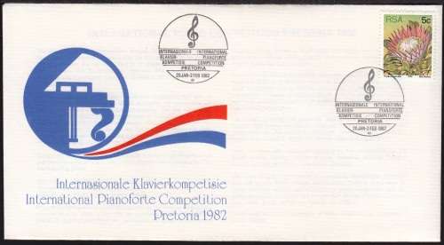 RSA COM. COVER 1982: INTERNATIONAL PIANOFORTE COMPETITION PRETORIA