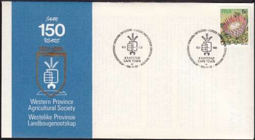 RSA COM. COVER 1981: WESTERN PROVINCE AGRICULTURAL SOCIETY