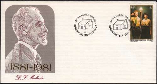 RSA COMM. COVER 1981: D.F. MALHERBE