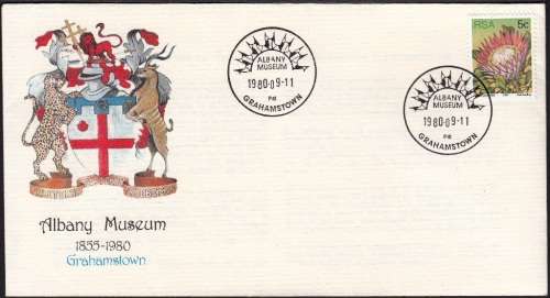 RSA COMM. COVER 1980: ALBANY MUSEUM GRAHAMSTOWN