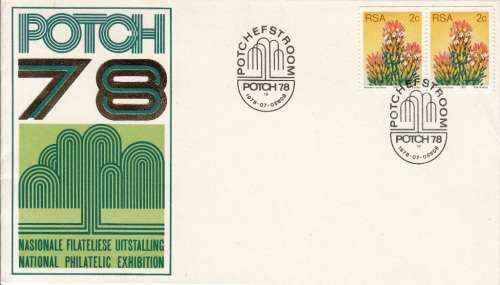 RSA COMM. COVER 1978: NATIONAL PHILATELIC EXHIBITION POTCHEFSTROOM