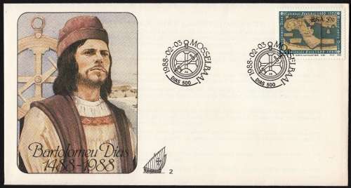 RSA 1988 COVER CELEBRATING THE 500th ANNIV. OF DISC. OF THE CAPE BY BARTOLOMEU DIAS FULL SET OF 5