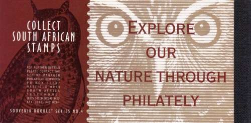 RSA 1998: BOOKLET#37 - SOUTH AFRICAN RAPTORS - COMPLETE (SACC 1119)