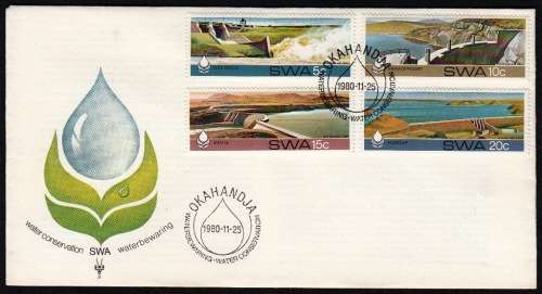 SWA 1980: OFFICIAL FDC 31 - WATER CONSERVATION