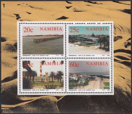 NAMIBIA MINISHEET 1992: SWAKOPMUND MNH (SACC 59)