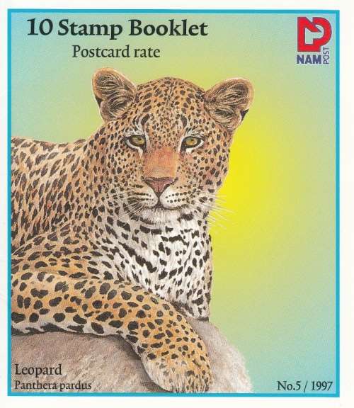 NAMIBIA 1997: BOOKLET NO.8 - STANDARDISED AIRMAIL POSTCARD RATE COMPLETE MNH (SACC 225)