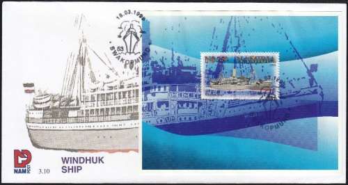 NAMIBIA FDC 3.10 1999: WINDHUK SHIP