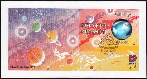 NAMIBIA 1999: FDC 3.18 - TURN OF THE MILLENIUM