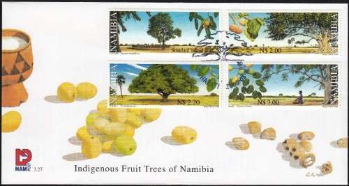 NAMIBIA 2000: FDC 3.27 - INDIGENOUS FRUIT TREES OF NAMIBIA