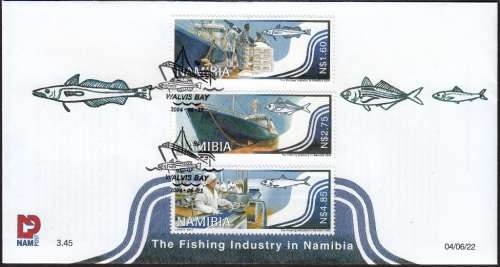 NAMIBIA 2004: FDC 3.45 -  FISHING INDUSTRY IN NAMIBIA