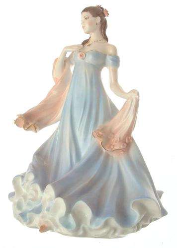 Royal Worcester Porcelain Figurine: With all my Heart