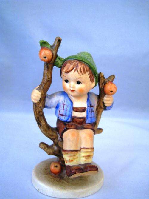 Hummel Porcelain Figurine: Apple Tree Boy