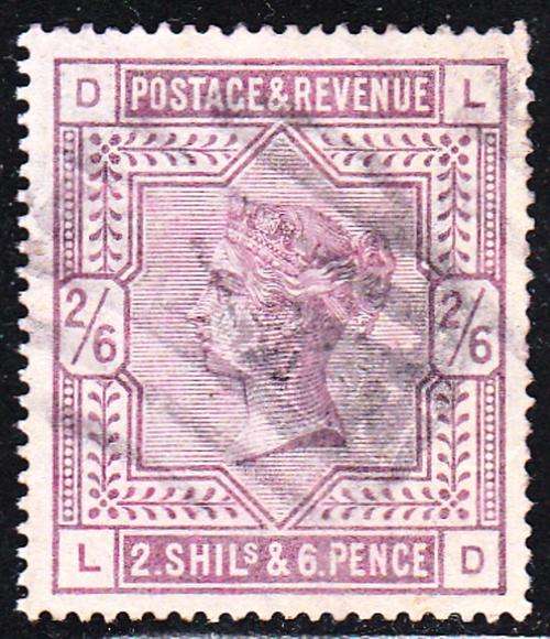 QUEEN VICTORIA 1883 2'6s USED