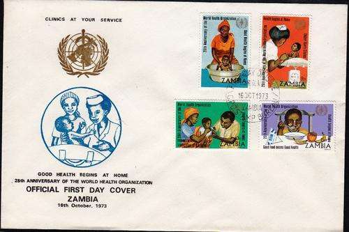 ZAMBIA FDC 1973: GOOD HEALTH STARTS AT HOME