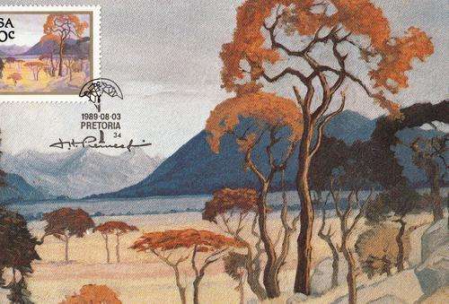 SA 1989 POSTCARD: PIERNEEF:  THE BUSHVELD UNUSED CTO PRETORIA