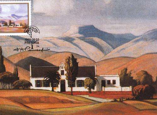 SA 1989 POSTCARD: PIERNEEF:  CAPE HOMESTEAD UNUSED CTO PRETORIA